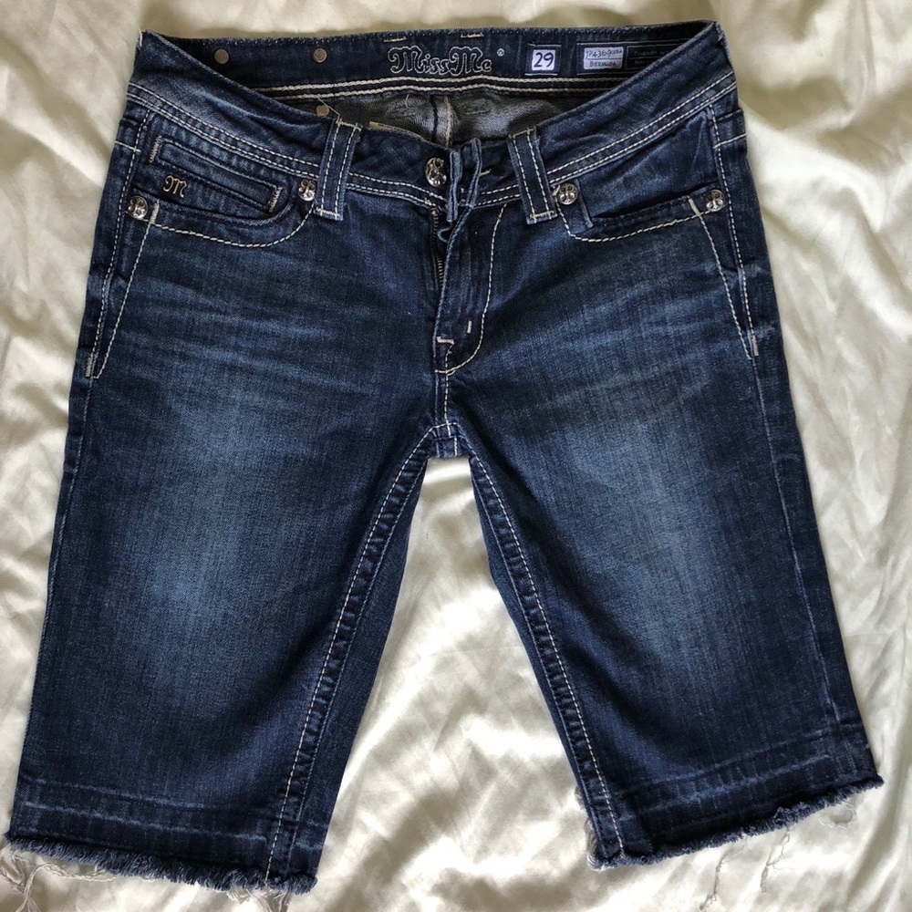 Miss Me Knee Length Shorts